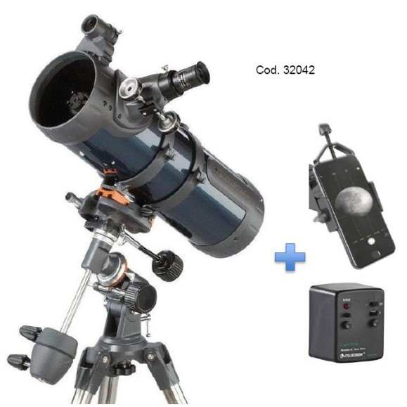 Telescópio Celestron AstroMaster 114 EQ-MD Smartphone